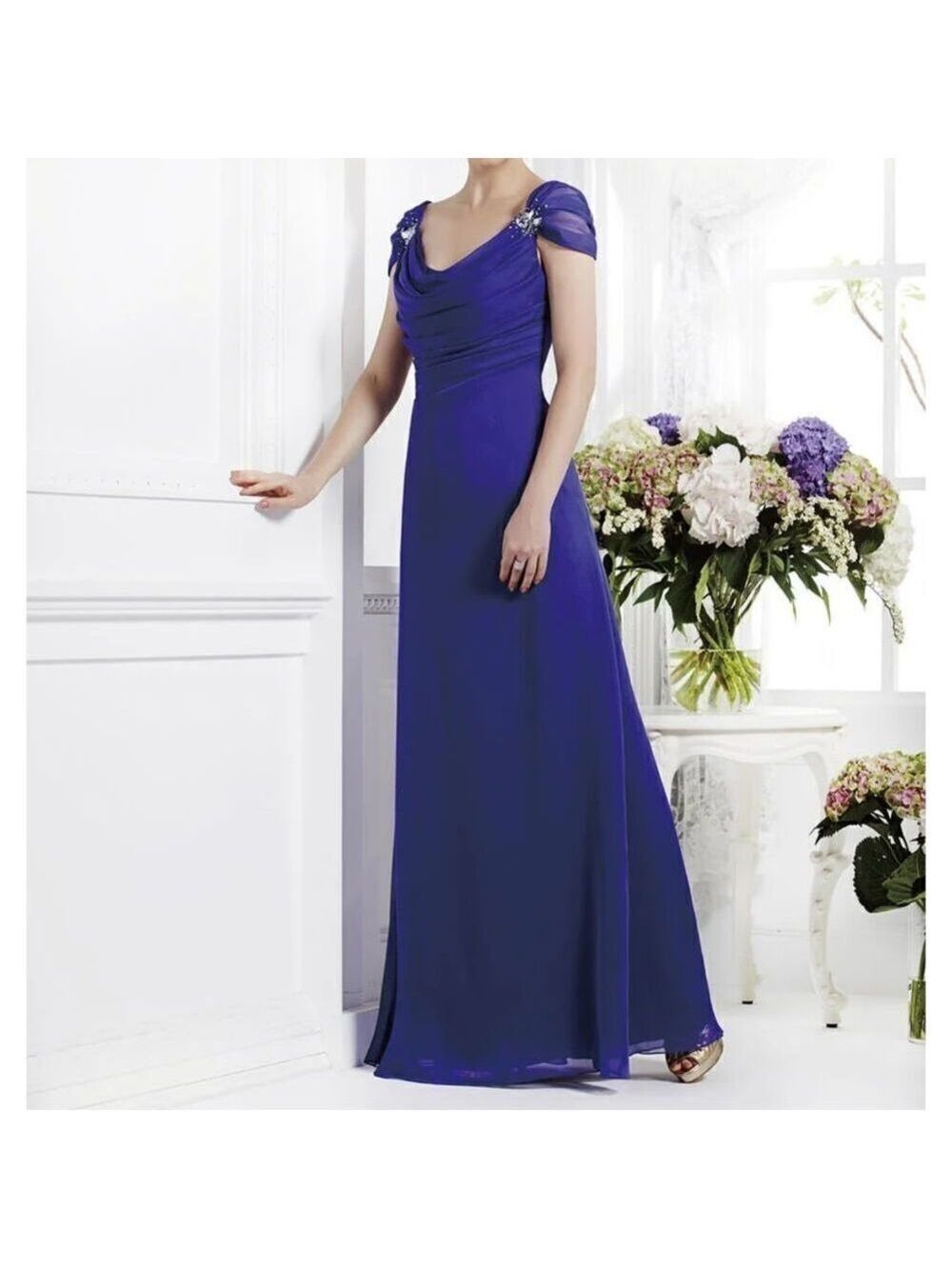 NWT Beautiful Jade J165002 Tiffany Chiffon Special Occasion Mother's dress sz14